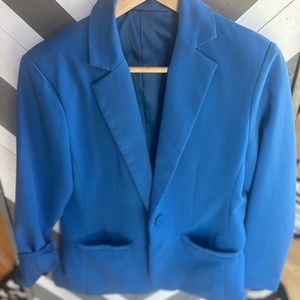 Royal blue blazer